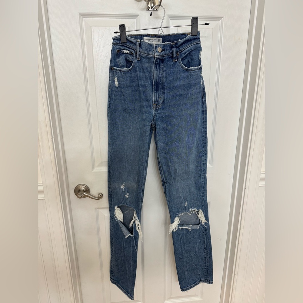 Abercrombie & Fitch 90’s straight ultra high rise